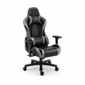 Ergonomischer Gaming Stuhl aus PU-Leder, Schwarz/Grau