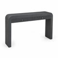 Konsolentisch rechteckig 120x35x80 cm Holzwerkstoff Anthrazit