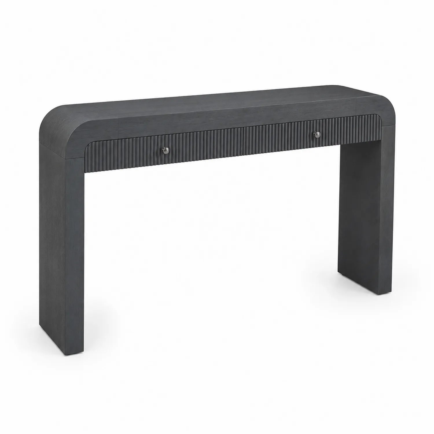 Konsolentisch rechteckig 120x35x80 cm Holzwerkstoff Anthrazit