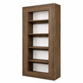 Regal rechteckig 180x90x35 cm Eichenholz Braun