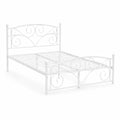 Metallbett Weiß 200x140 cm