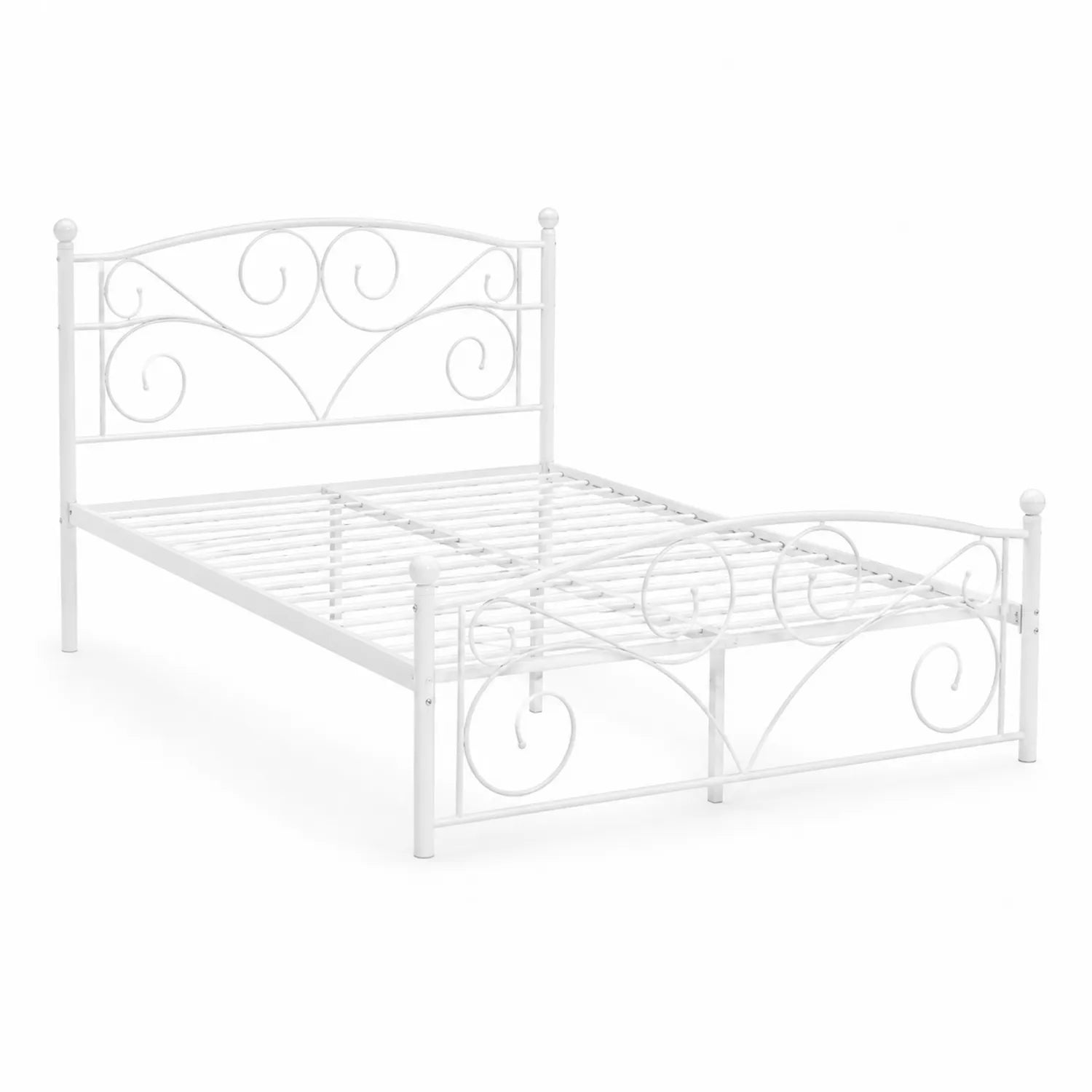 Metallbett Weiß 200x140 cm