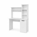 Schreibtisch mit Regal und Schrank aus Holz Weiß