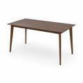 Holz Esstisch 150x90x75 cm Braun
