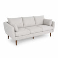 3-Sitzer Stoffsofa Hellgrau